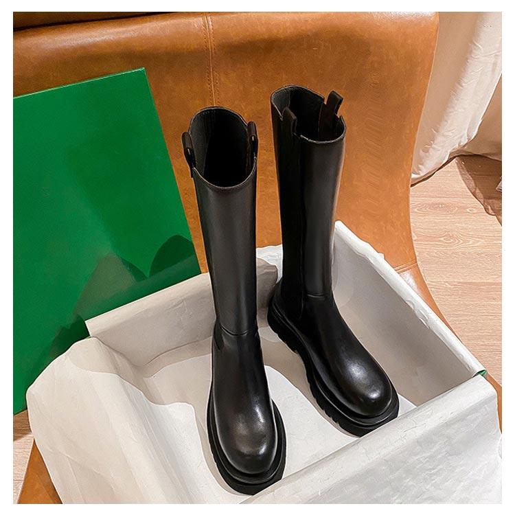 5cm 新作 ブーツ ストレッチ 8cm 脚長 軽量 細見え ロングブーツ 40代