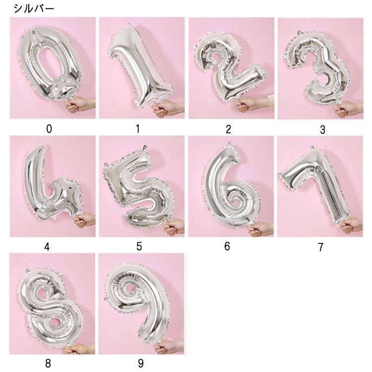 バルーン 数字 誕生日 結婚式 送料無料 ナンバーバルーン 36cm