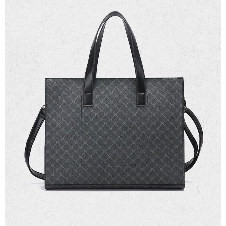 スクエア トートバッグ メンズ 手提げバッグ 2WAY 大きめ 大容量