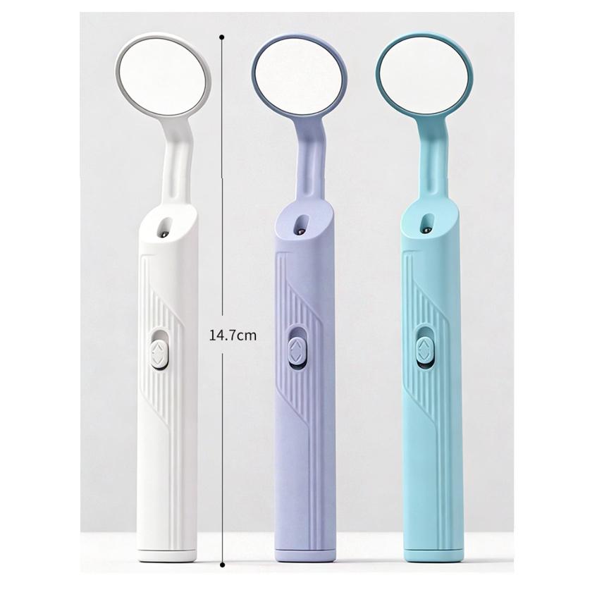 口腔 鏡 歯垢 ケース付き セット デンタルケア LED付き歯用ミラー 口内