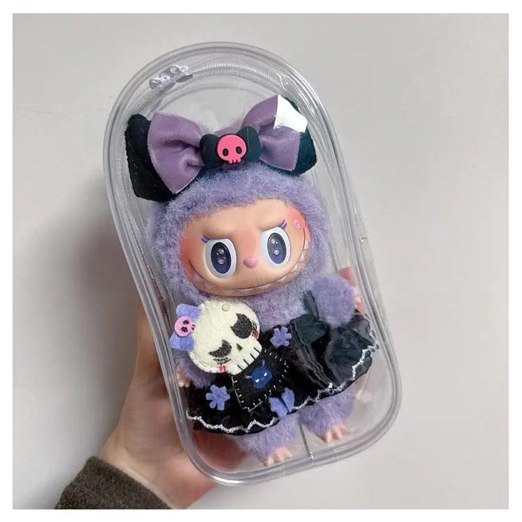 ポーチ ケース ミニ ぬいポーチ ぬいぐるみポーチ クリア ストラップ