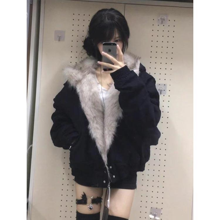 裏起毛 フェイクファー ファージャケット 裏ファー レデイース メンズ