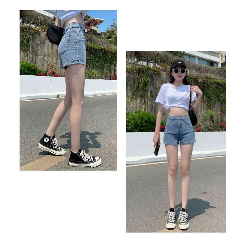 デニムパンツ ショートパンツ デニムショートパンツ 大人フェミニン