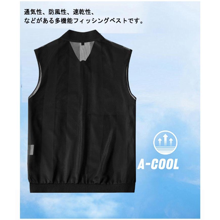 サマーベスト 夏用 ワーク服 作業着 涼しい メッシュ スポーツベスト