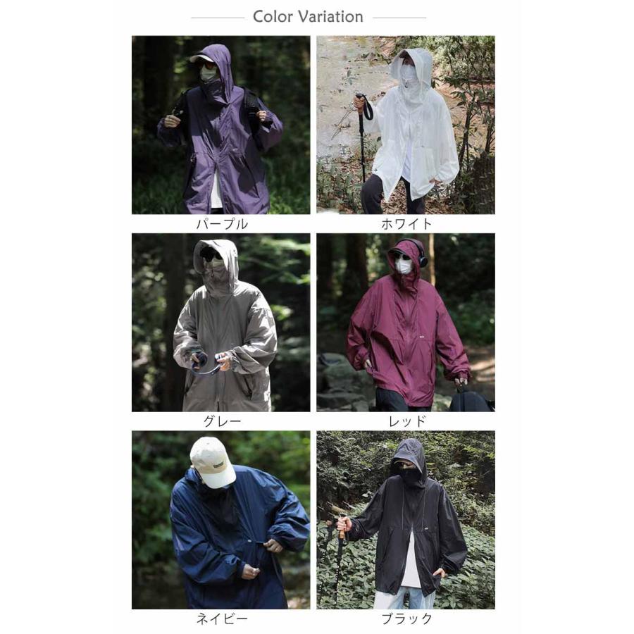 ワークマン uvカットパーカー 紫外線対策 長袖 ジップアップ