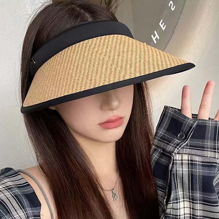 夏 春 サンバイザー レディース 日よけ帽子 ゴルフ 小顔効果 帽子