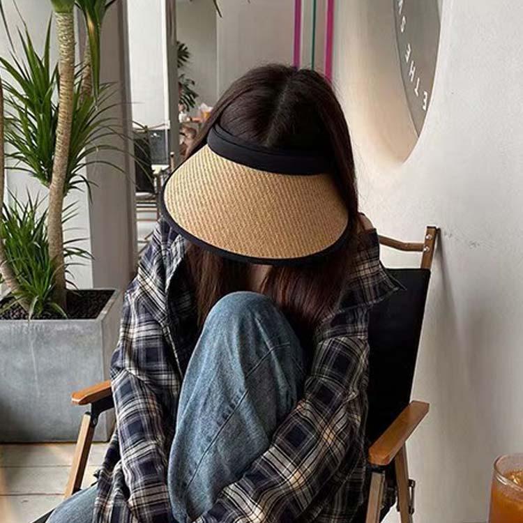 夏 春 サンバイザー レディース 日よけ帽子 ゴルフ 小顔効果 帽子