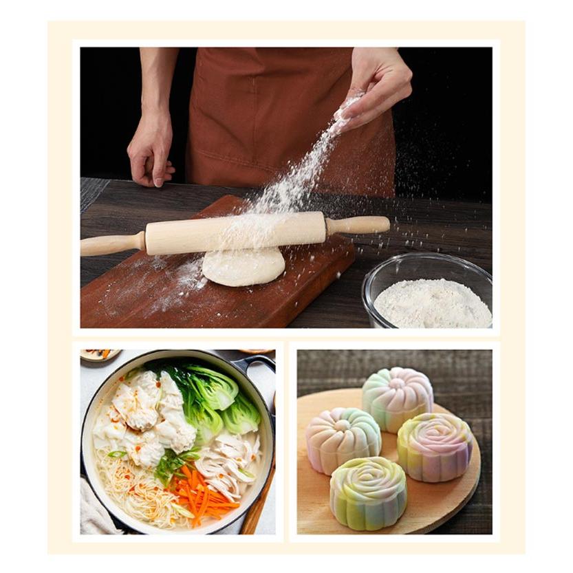 業務用 めん棒 ロール 家庭用 餃子めん棒 420mm φ42×のばし部 クッキー