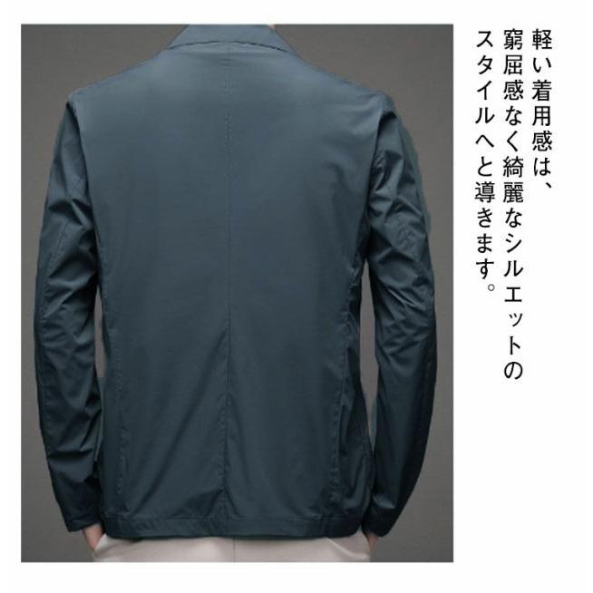 ノーアイロン ジャケット メンズ サマージャケット 送料無料 夏用