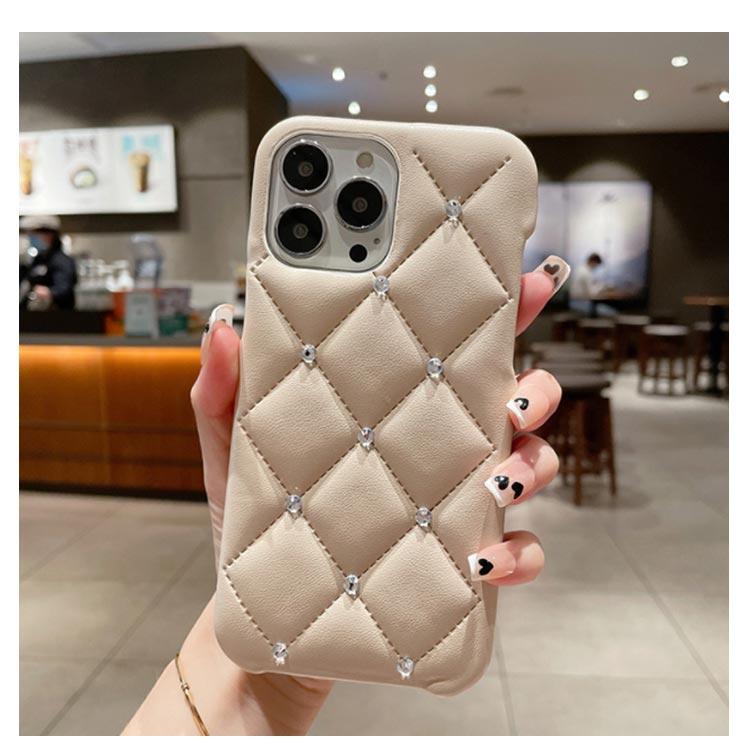iPhone16 ケース iPhone15 キルティング レザー きらきら ライン