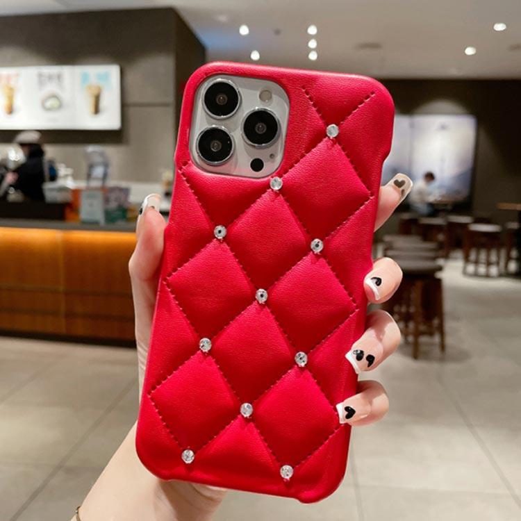 iPhone16 ケース iPhone15 キルティング レザー きらきら ライン
