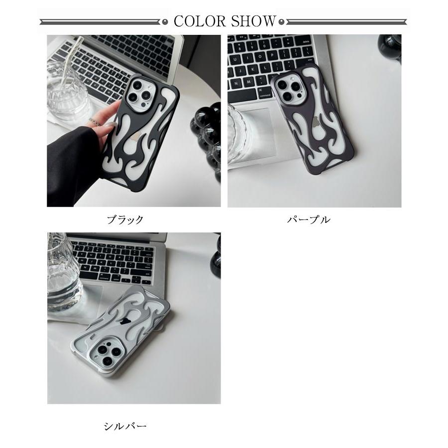 iPhone16 ケース 放熱 散熱 iPhone15 ケース iPhone16Pro ケース iPhone16Plus ケース 炎 透かし彫り 軽量 |  | 06