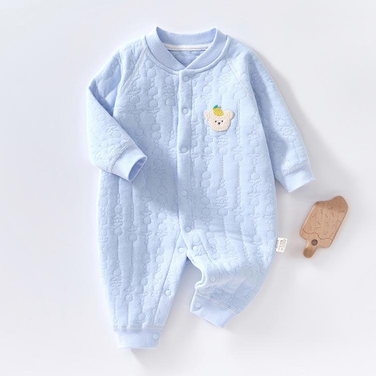 a*n様 新品 ロンパース ブルー 80 a*n様 新品 ロンパース ブルー 80