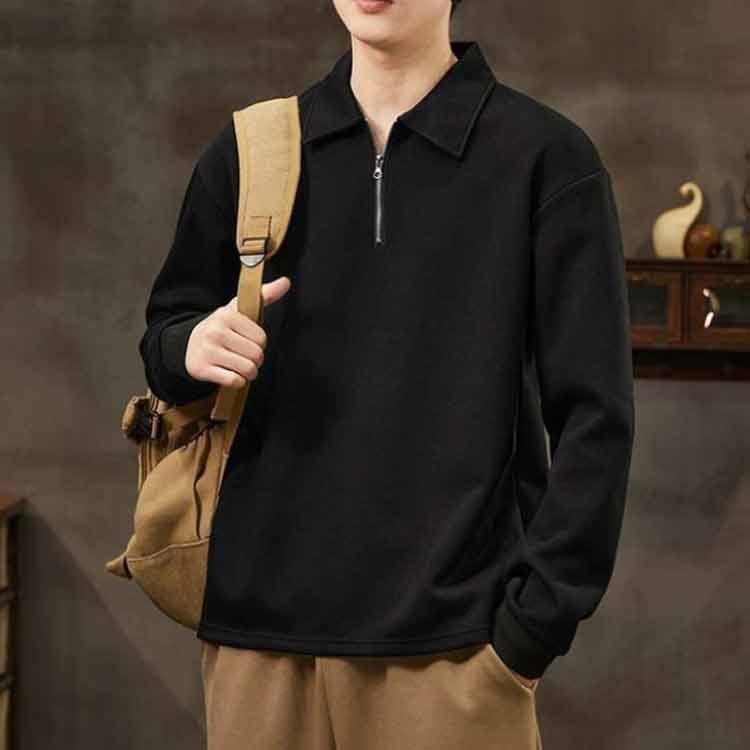 Golfickers ハーフジップポロシャツ　スウェット　XL 7分袖ハーフジップポロシャツ トップス ポロシャツ ｜【公式】joker