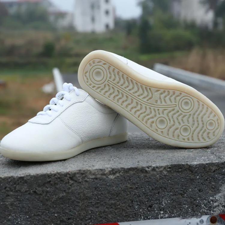 太極拳シューズ 本革 牛革 天然皮革 レディース メンズ スニーカー 靴 シューズ 紐 ローカット ジュニア 大人 太極拳 武術 長拳 カンフーシュー |  | 01