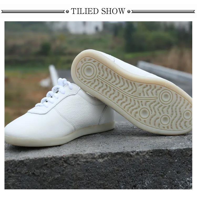 太極拳シューズ 本革 牛革 天然皮革 レディース メンズ スニーカー 靴 シューズ 紐 ローカット ジュニア 大人 太極拳 武術 長拳 カンフーシュー |  | 07