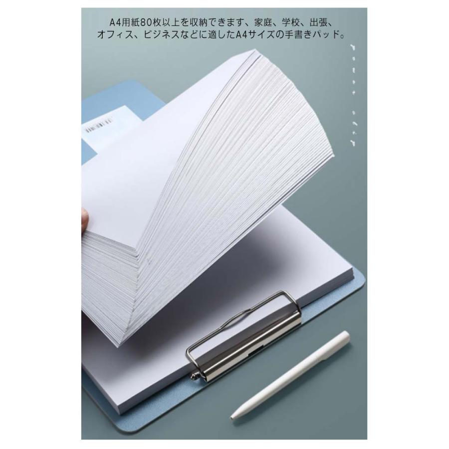 A4 クリップ ファイル バインダー 多機能 ファイルボード 二つ折り