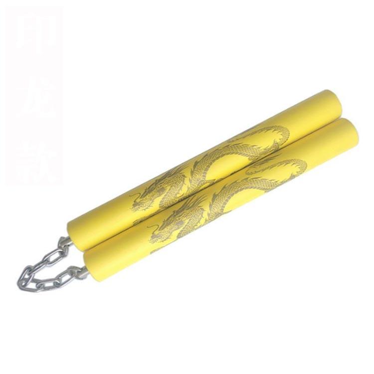 ドラゴン柄 ヌンチャク キッズ 子供用 紐 チェーン 双節棍 初心者向け