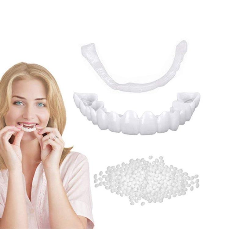 簡易つけば歯 仮歯 歯にかぶせる 義歯 自分で作る 上下セット カバー