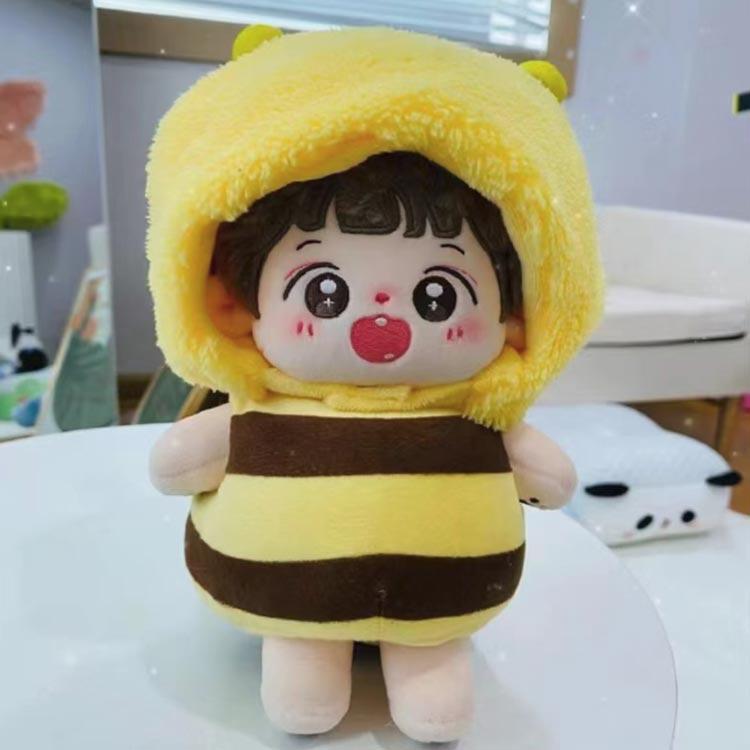 ミツバチ 15cm 小さい 10cm 20cm 服 みつばち ぬいぐるみ 被り物 蜂