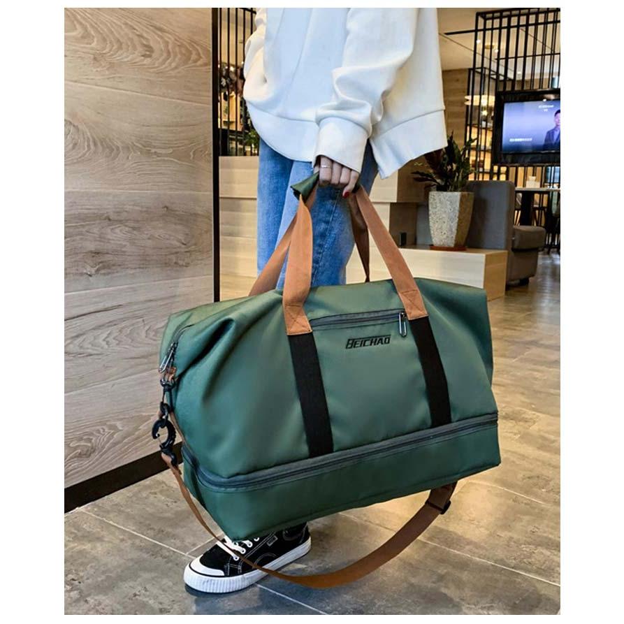 GIVENCHY ボストンバッグ カーキ 旅行　ナイロン　大容量　ゴルフ ボストンバッグ スポーツ 3way ゴルフバッグ シューズ レディース 収納