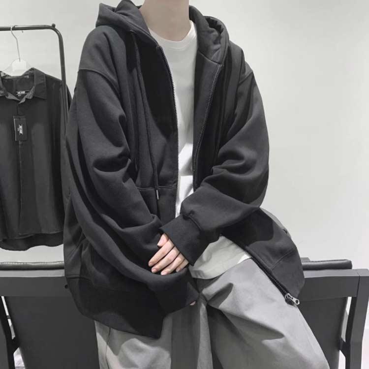 ジップアップパーカー パーカー 秋 ジップアップ アウター 春 フード