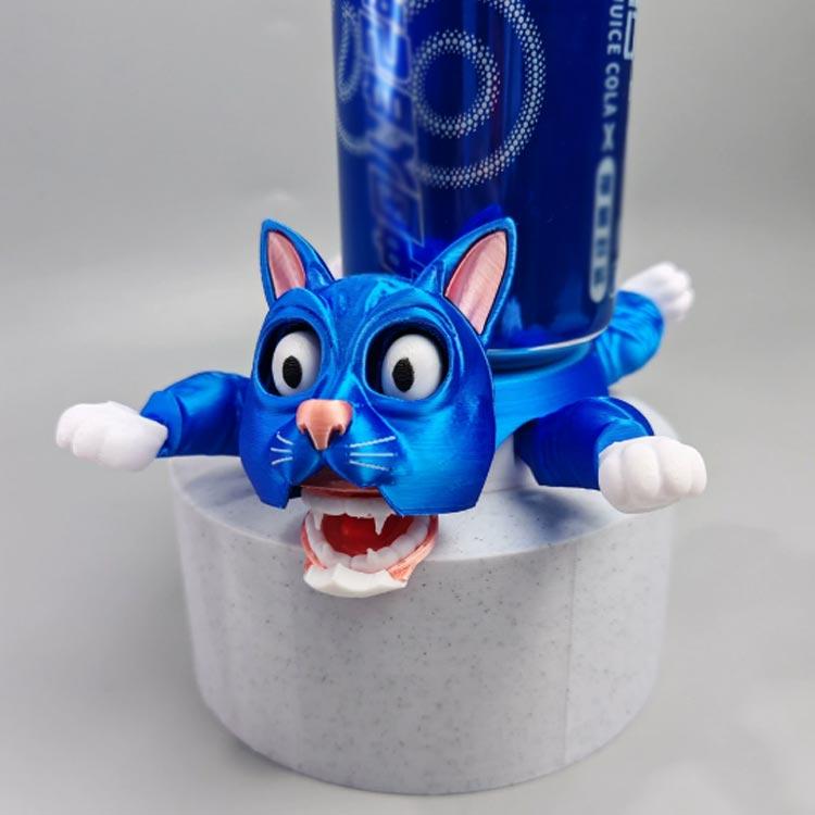 コースター 耐熱 猫コースター デスク用 ネコ アニマルコースター 3D
