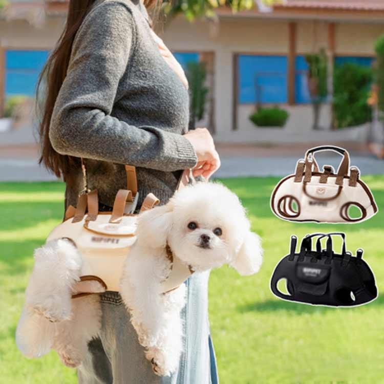 斜め掛け ペットキャリーバッグ メッシュ 猫 ねこ 多機能 犬用