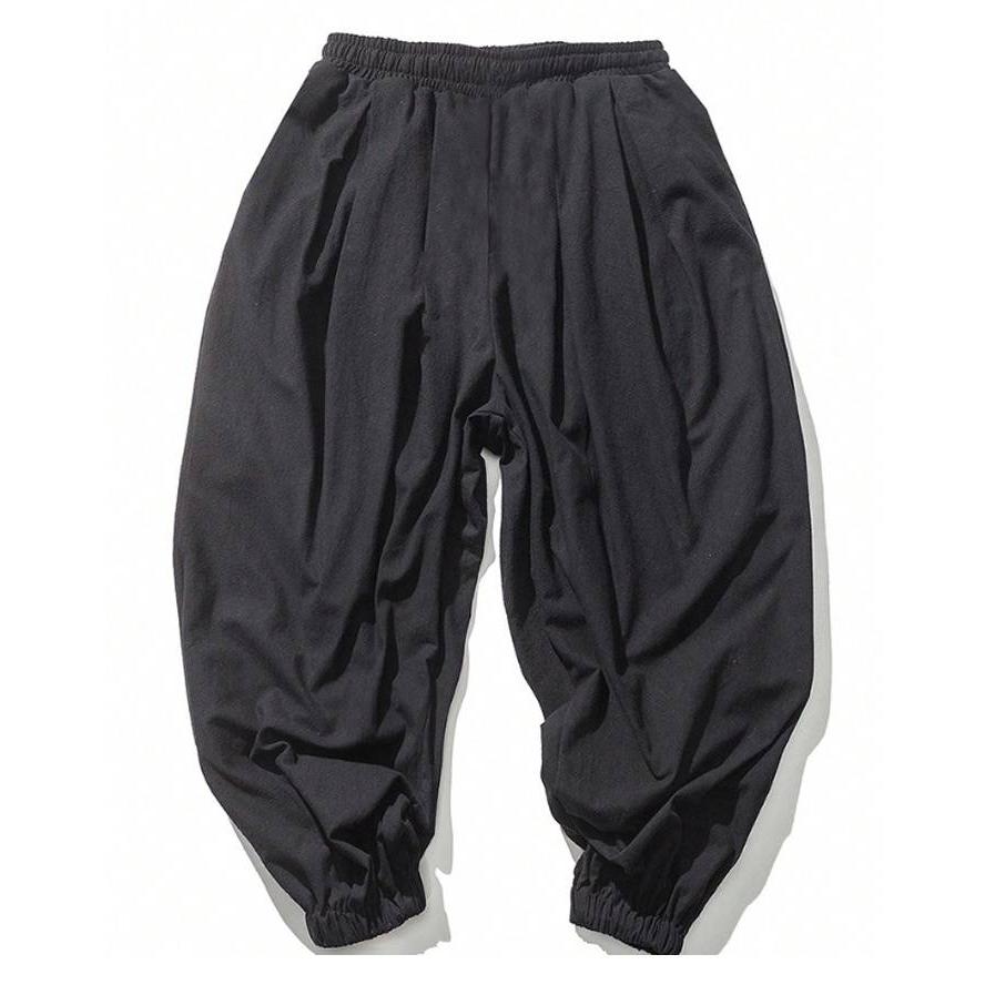 サルエルパンツ パンツ タックパンツ クロブトパンツ クロップドパンツ
