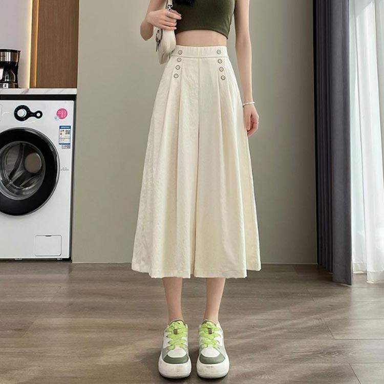 七分丈 ガウチョパンツ パンツ レディース スカーチョ ゆったり