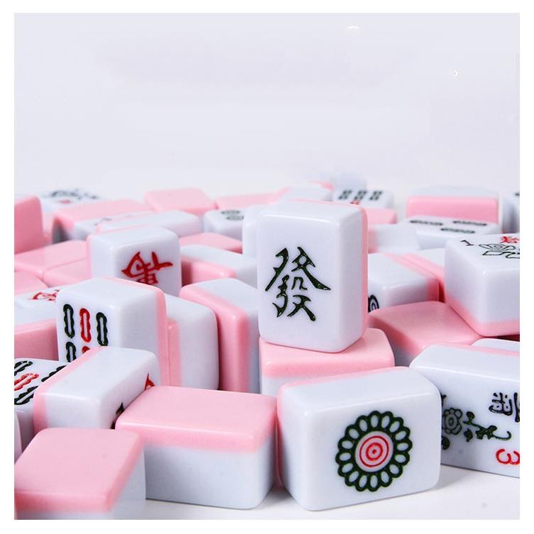 24mm 携帯便利 収納バッグ付き 麻雀牌 144タイルマージャンパイ 崩れ