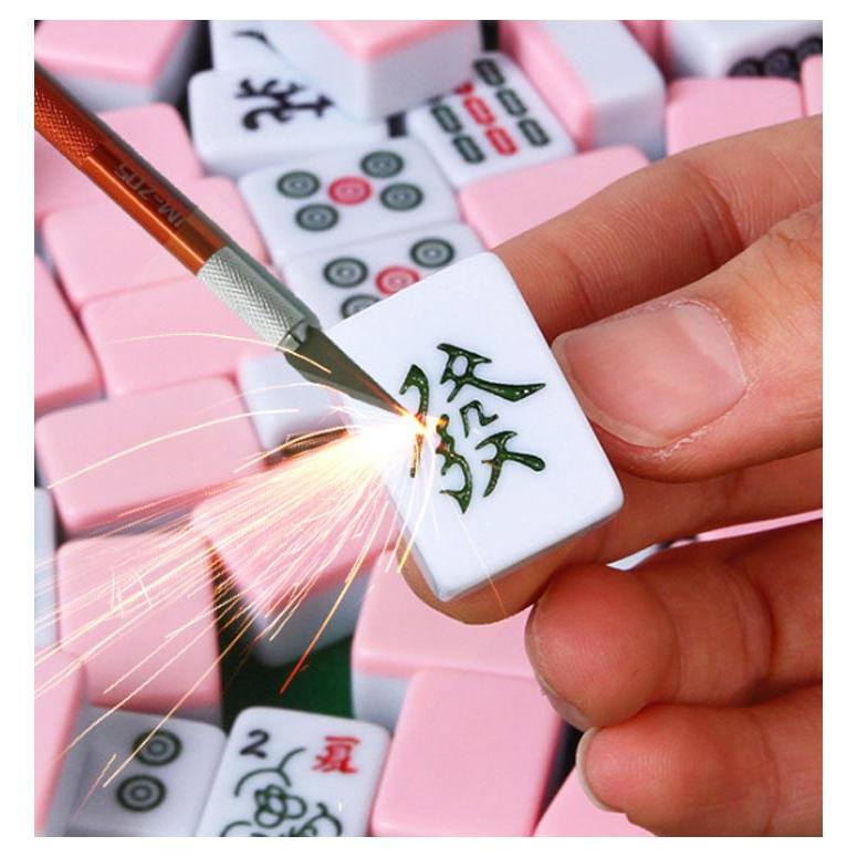 24mm 携帯便利 収納バッグ付き 麻雀牌 144タイルマージャンパイ 崩れ