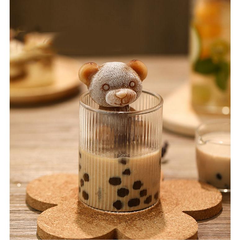 10個セット クマ 熊 製氷皿 キャラクター 製氷 シリコン かわいい