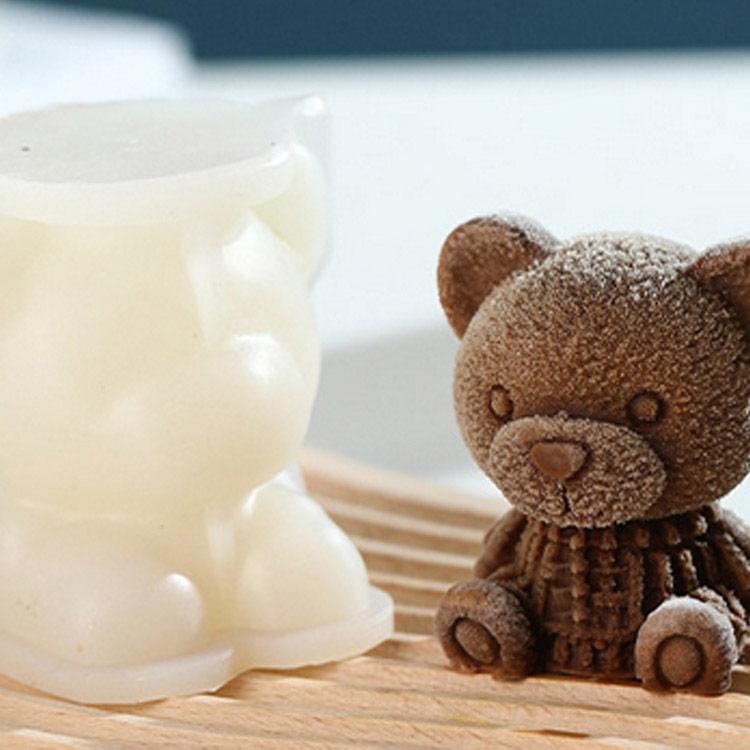 10個セット クマ 熊 製氷皿 キャラクター 製氷 シリコン かわいい