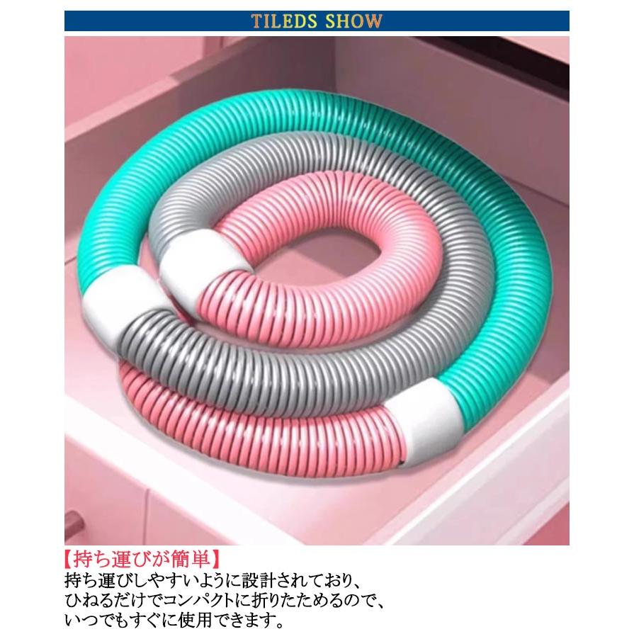 フラフープ ソフト ダイエット柔らかい ソフトスプリングフラフープ