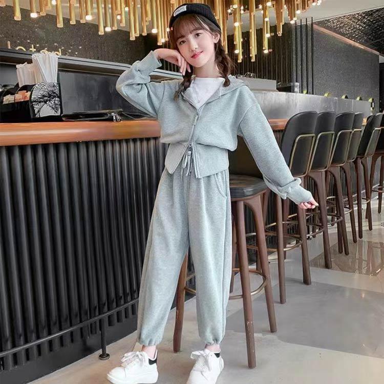 子供服 キッズ セットアップ 上下セット 女の子 春秋 長袖パーカー