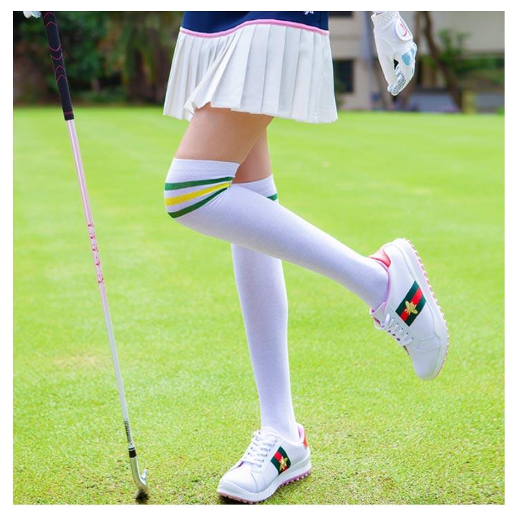 Neko　ゴルフソックス　スカート ゴルフソックス レディース ニーハイソックス UVカット ゴルフ