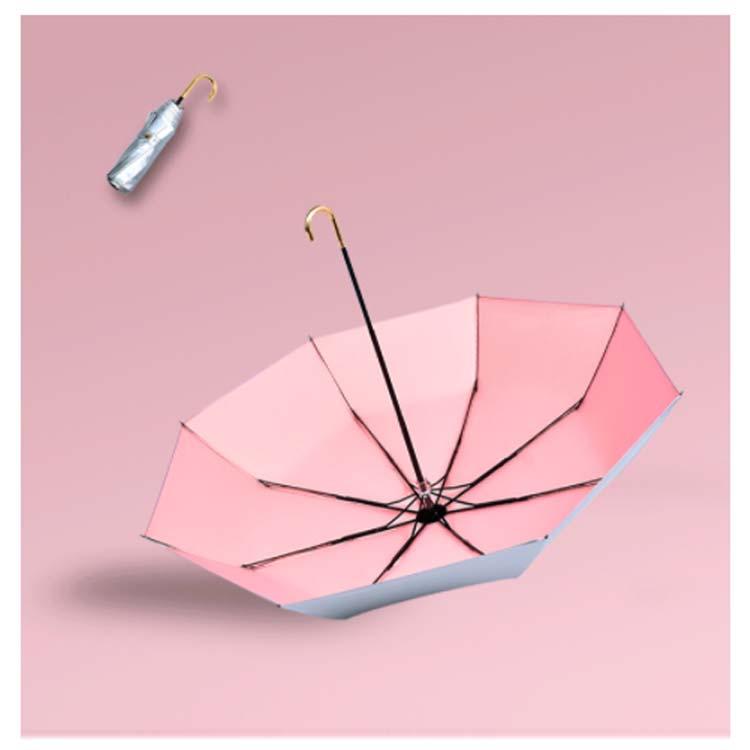 日傘 UVカット 完全遮光 UPF50+ 折りたたみ 晴雨兼用 ピンク Amazon.co.jp: Wpc. 日傘 遮光インサイドカラーtiny ピンク 50cm