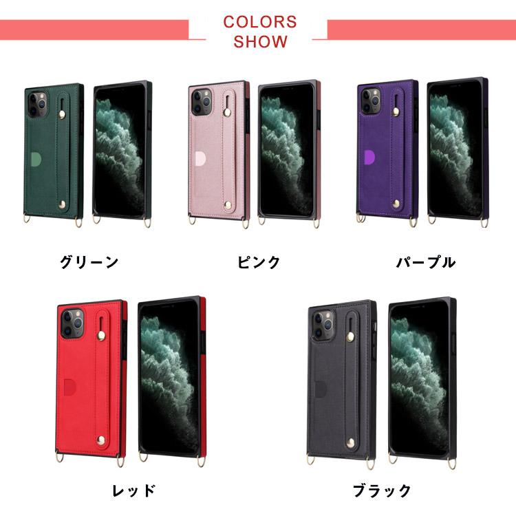 ショルダータイプ ベルト付き スマホケース 片手操作 多機種対応  多機種対応 スタンド機能 アイフォン iPhone 13カバーiPhone7 8｜atak｜07