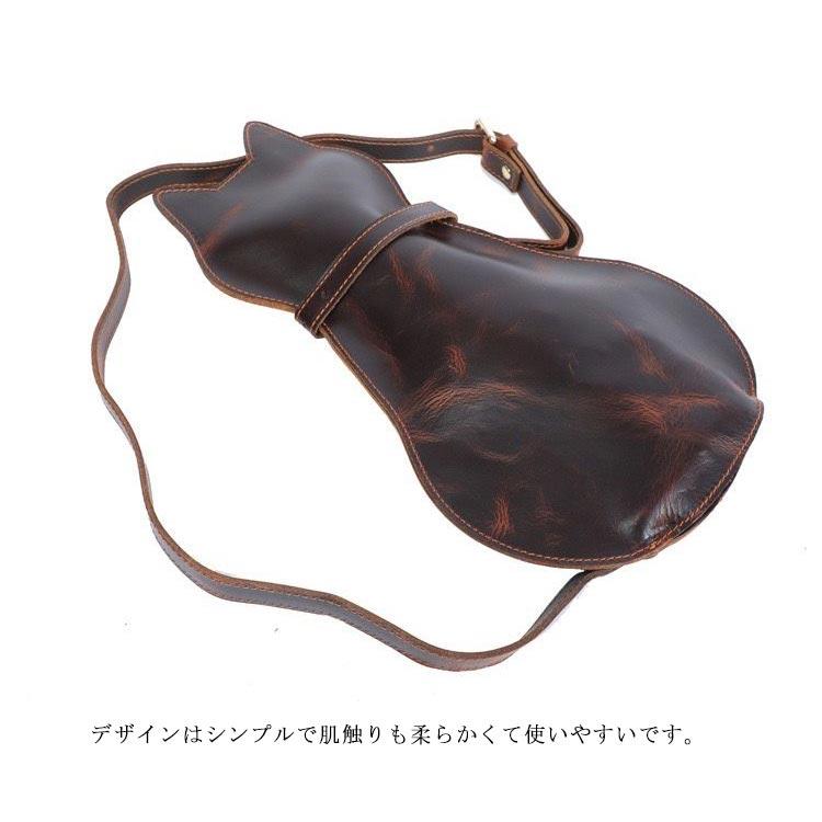 猫 ボディバッグ ボディーバッグ 牛革 本革 レディース メンズ ねこ