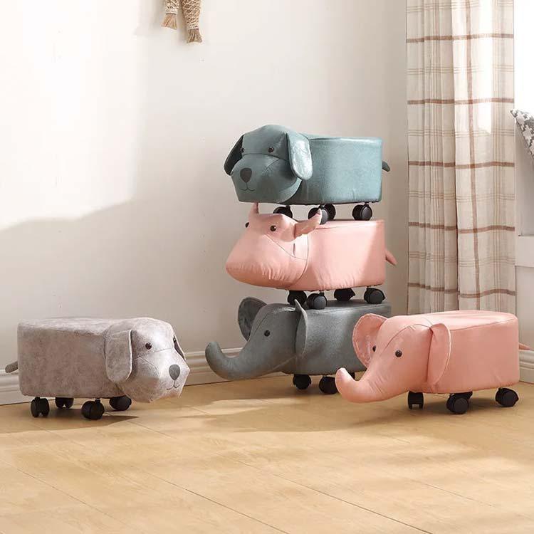 動物型収納オットマン（サイ） 動物型収納オットマン（サイ） アニマルスツール サイ オットマン 玄関