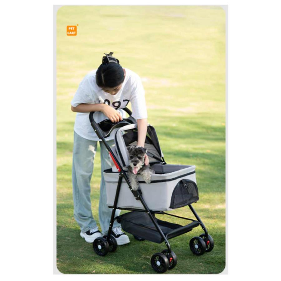 犬用ベビーカー 分離型 ペットカート 折りたたみ 猫犬兼用 多機能 小型