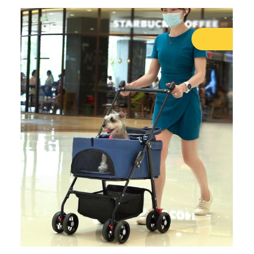 小型犬 ペットバギー 折りたたみ 中型犬 猫 耐荷重20kg 360°回転