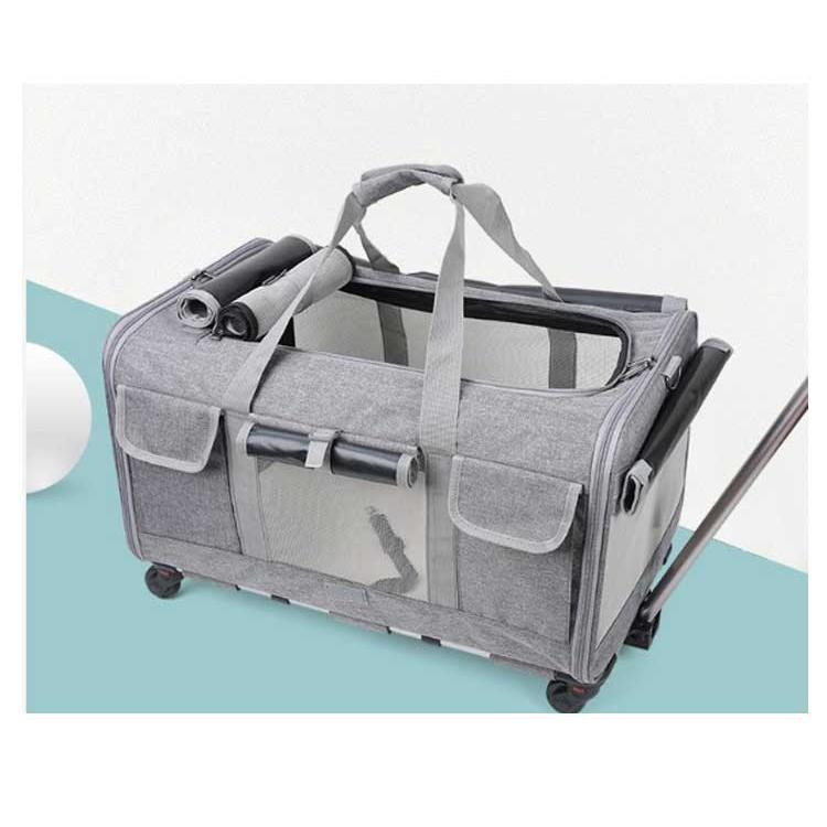 犬 多頭用 ペット キャスター付き 多頭飼い キャリーバッグ ペット