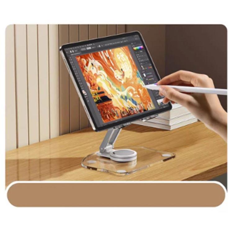 姿勢改善 タブレットアームスタンド 回転可能 iPad 角度調整 卓上用