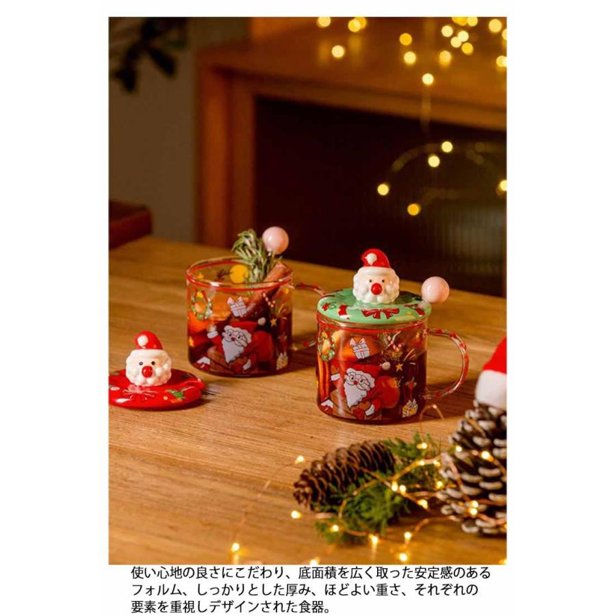 マグカップ コーヒーカップ カップ 取っ手付き サンタさん クリスマス