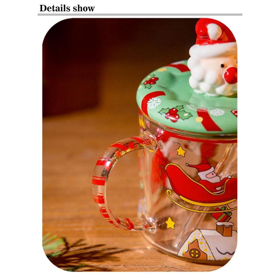 マグカップ コーヒーカップ カップ 取っ手付き サンタさん クリスマス