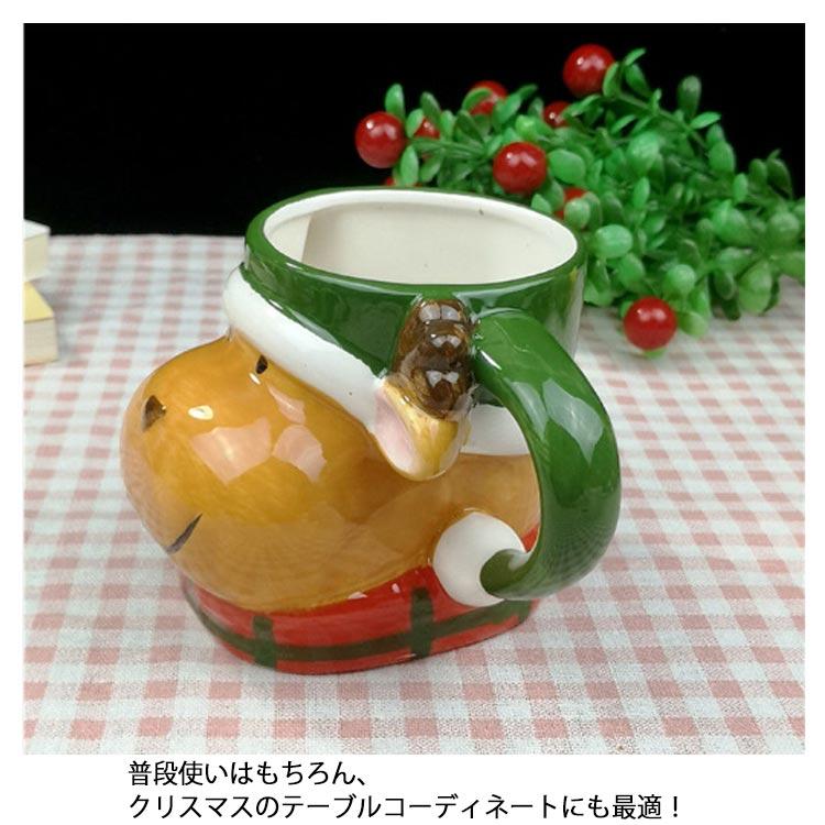 サンタさん カップ フタ付き マグカップ コップ 可愛い スノーマン