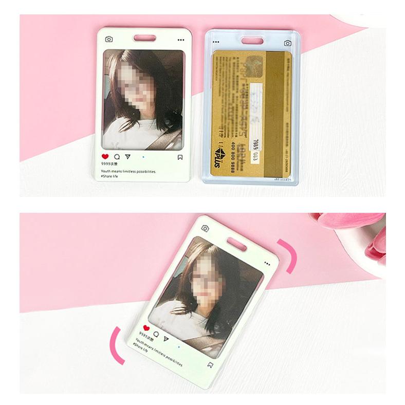 トレカホルダー 韓国 通学 推しカラー 選べる2タイプ 2個セット