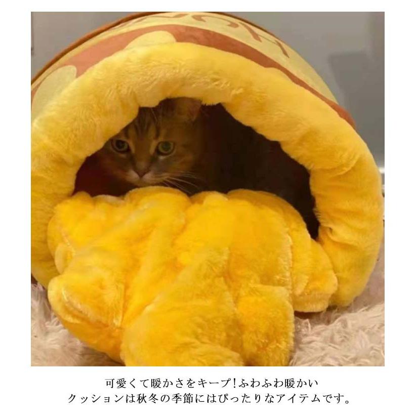 はちみつ缶 ハウス 室内用 キャットハウス 猫ベッド 猫 犬 ペット用